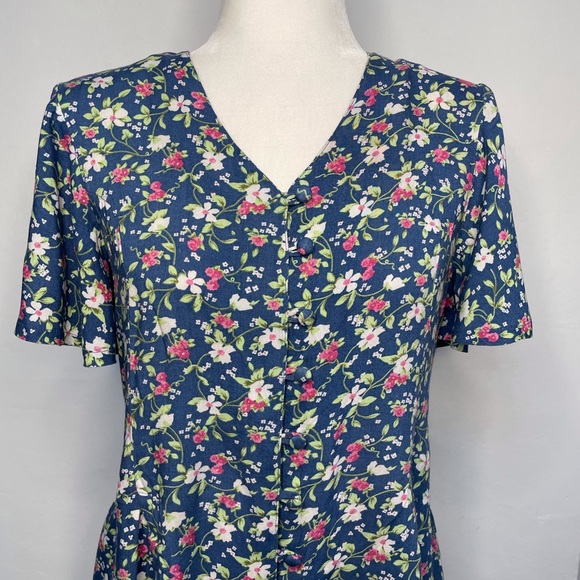 Vintage 90s Floral Romper - Picture 3 of 11